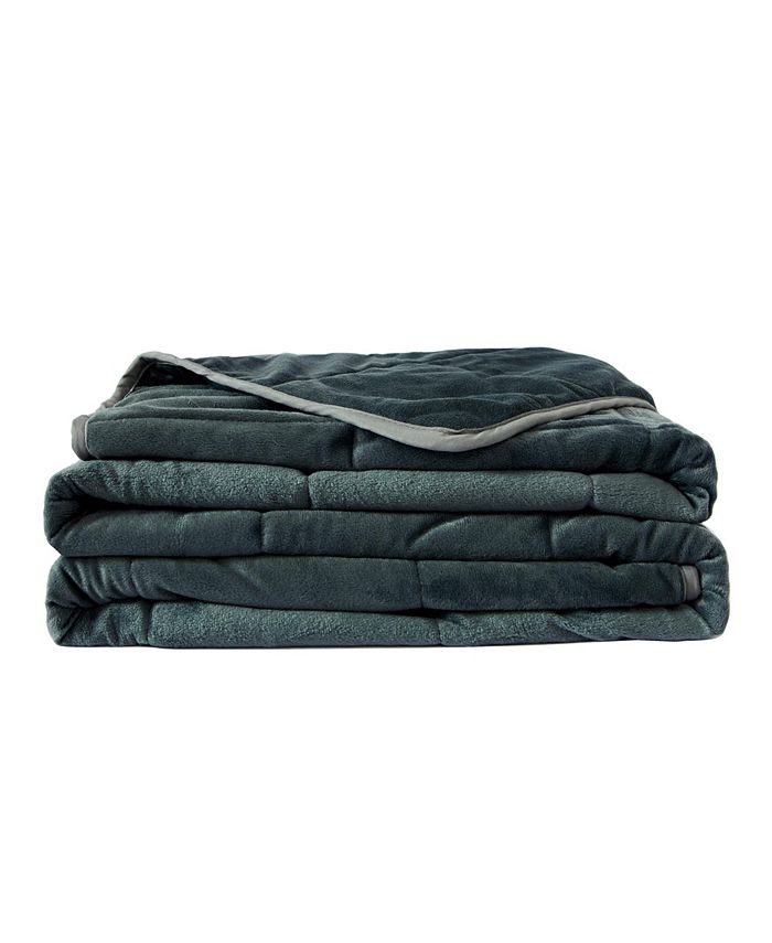 Dream Theory 15 lbs Faux Mink Weighted Blanket Macy's