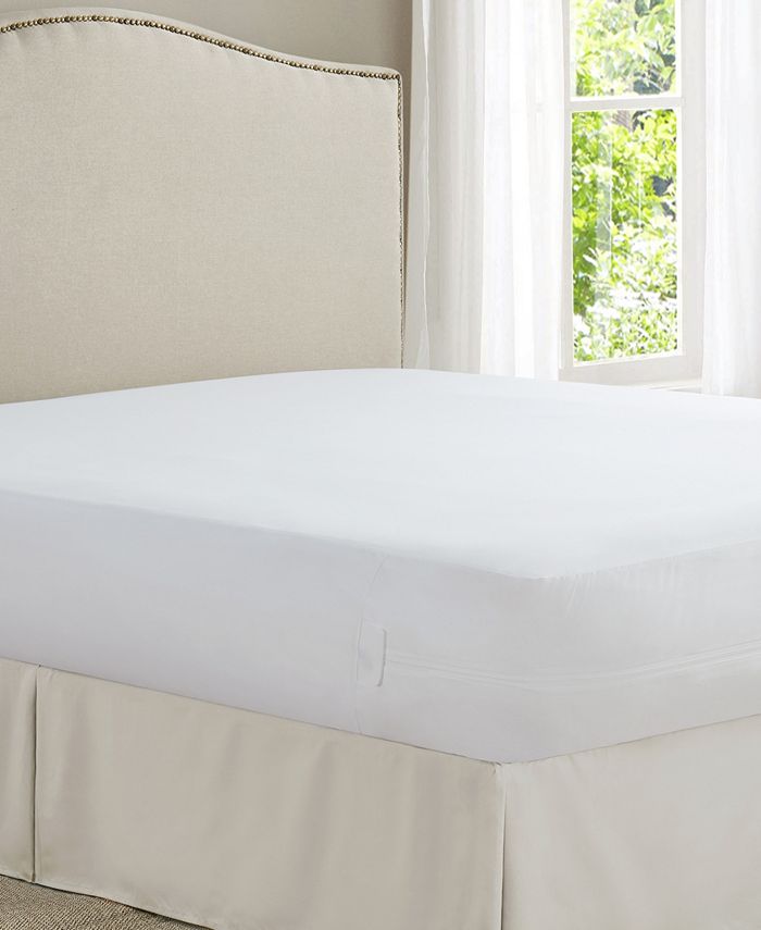 AllInOne Cool Bamboo King Mattress Protector with Bed Bug Blocker