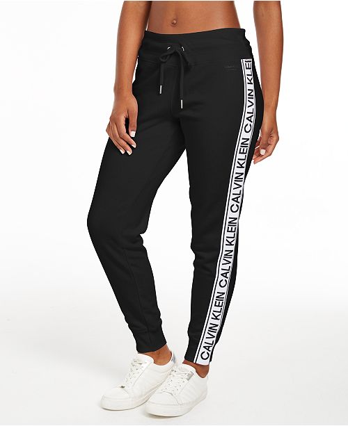 Calvin Klein Logo Joggers & Reviews - Pants & Leggings - Women - Macy's