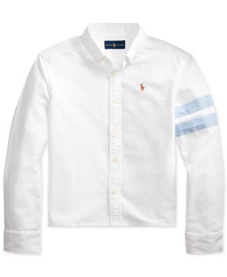 ralph lauren cropped shirt