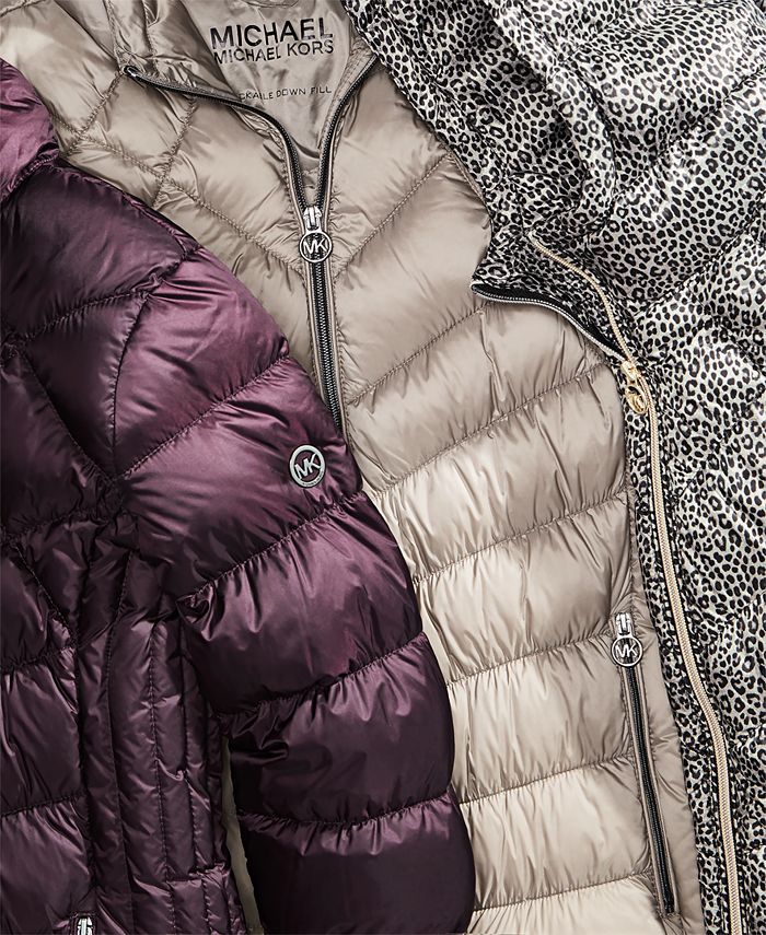 Michael Kors Packable Hooded Down Puffer Coat Created for Macy s