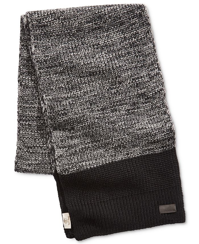 Timberland Men's Marled Colorblocked Scarf, Created for Macy's Macy's