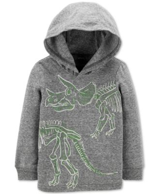 Carter s Toddler Boys Glow In The Dark Dinosaur Print Hoodie Macy s