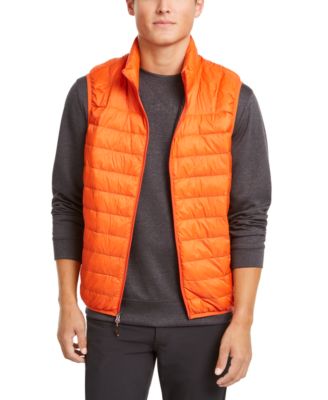 Orange Puffer Vest - Macy's