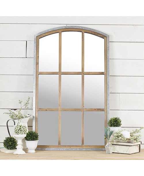 Vip Home Garden Metal Wood 9 Panel Mirror Reviews All