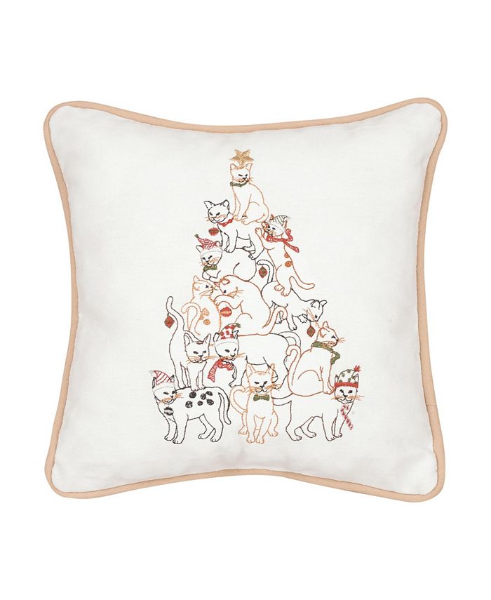 Snowy Trees Pillow by C&F Home