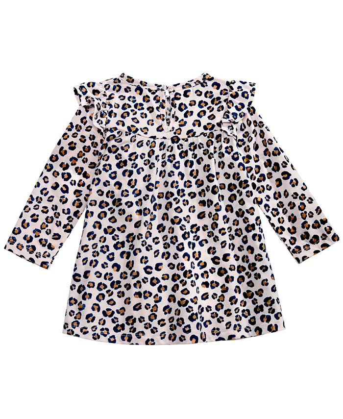 First Impressions Baby Girls LeopardPrint Dress, Created for Macy's