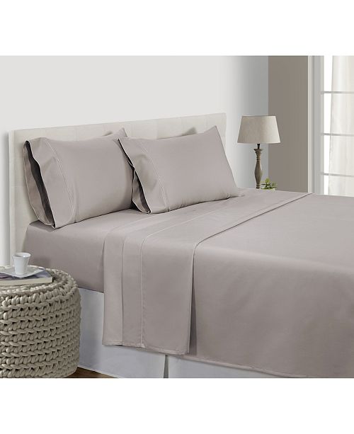 Addy Home Fashions 500 Thread Count 100% Long Staple Pima Cotton 4-piece Sheet Set & Reviews ...