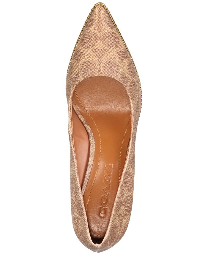 Coach waverly signature buckle pumps outlet