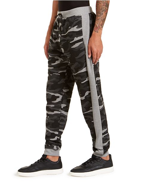 Ideology Men's Colorblocked Camo Joggers, Created for Macy's & Reviews ...