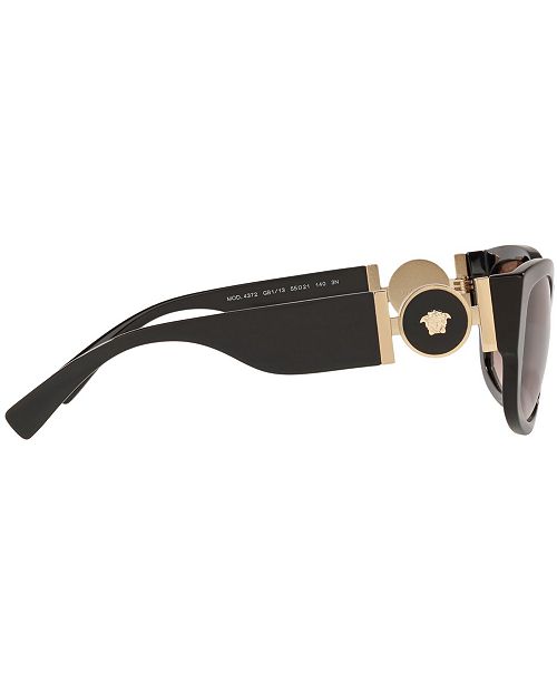 Versace Black Medusa Sunglasses Created For Macy S Ve4372