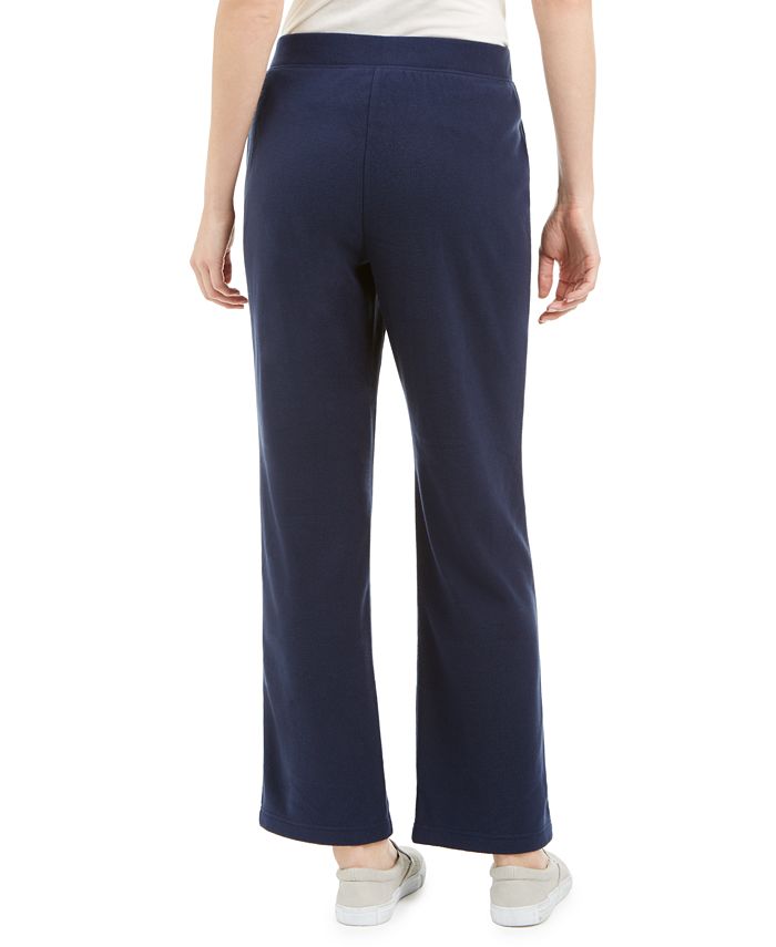 Karen Scott Petite Microfleece Pants, Created for Macy's - Macy's