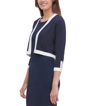 Tommy Hilfiger Contrast-Stripe Cardigan