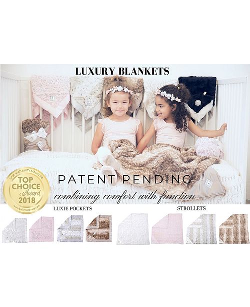 Zalamoon Plush Luxie Pocket Blanket With Pocket And Strap Holder