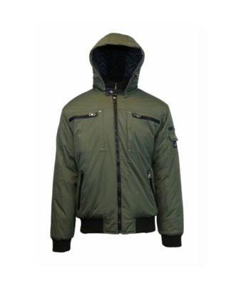 Spire By Galaxy Men's Heavyweight Moto Jacket