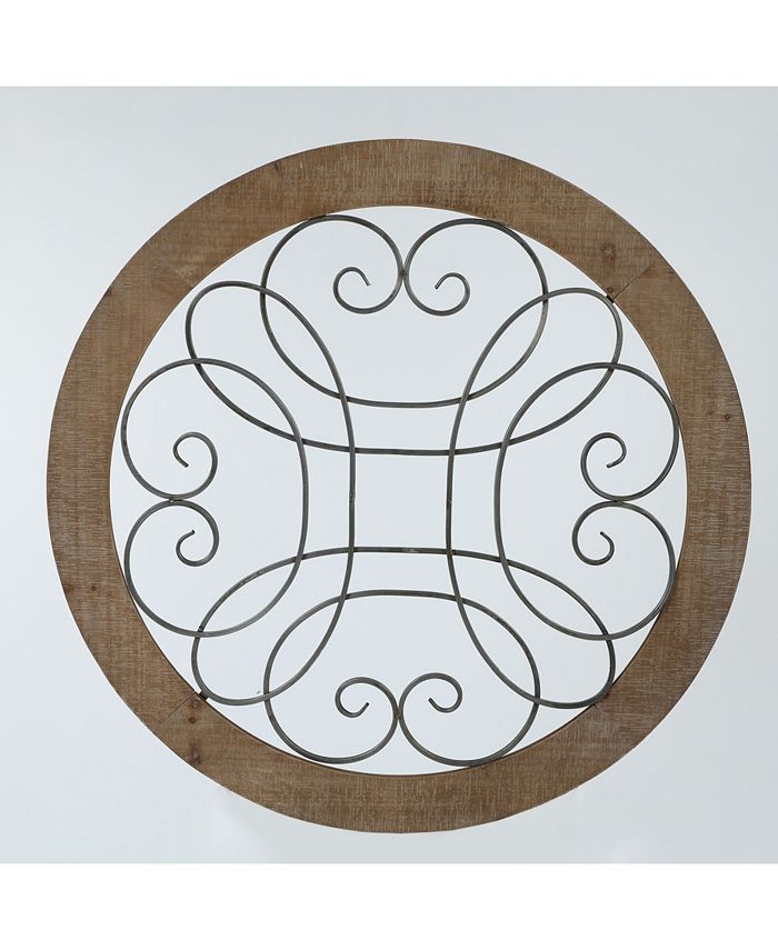Luxen Home Metal Circular Scroll Wall Decor Reviews All Wall Decor Home Decor Macy S