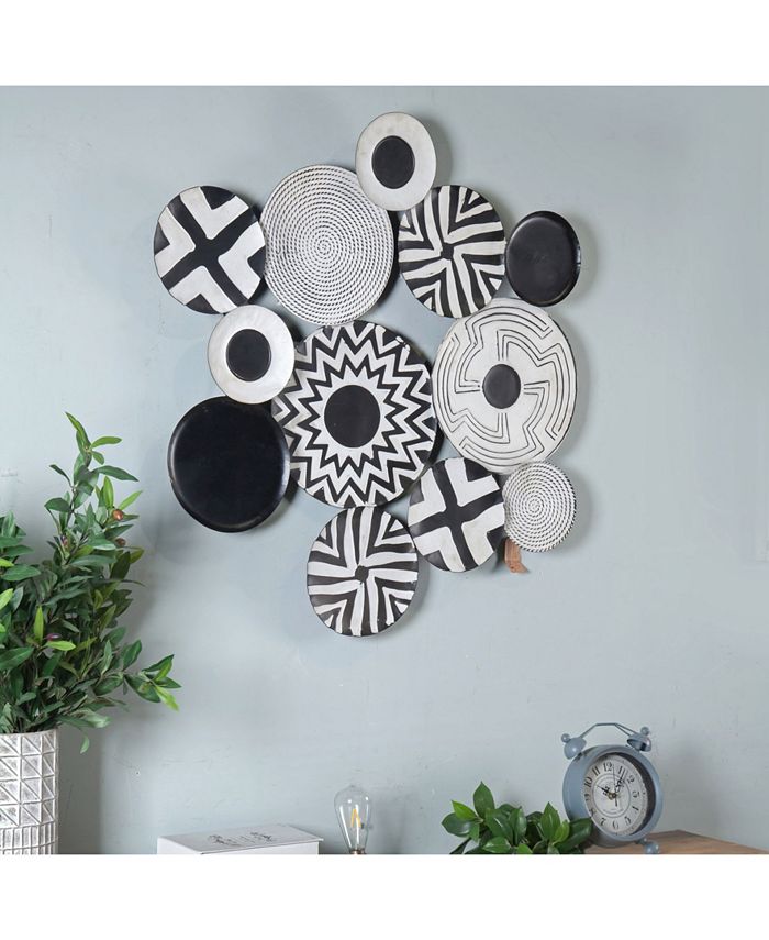 Luxen Home Abstract Metal Wall Art Macy's