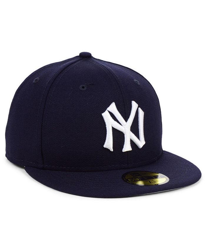 New Era New York Yankees World Series Patch 59FIFTY Fitted Cap - Macy's