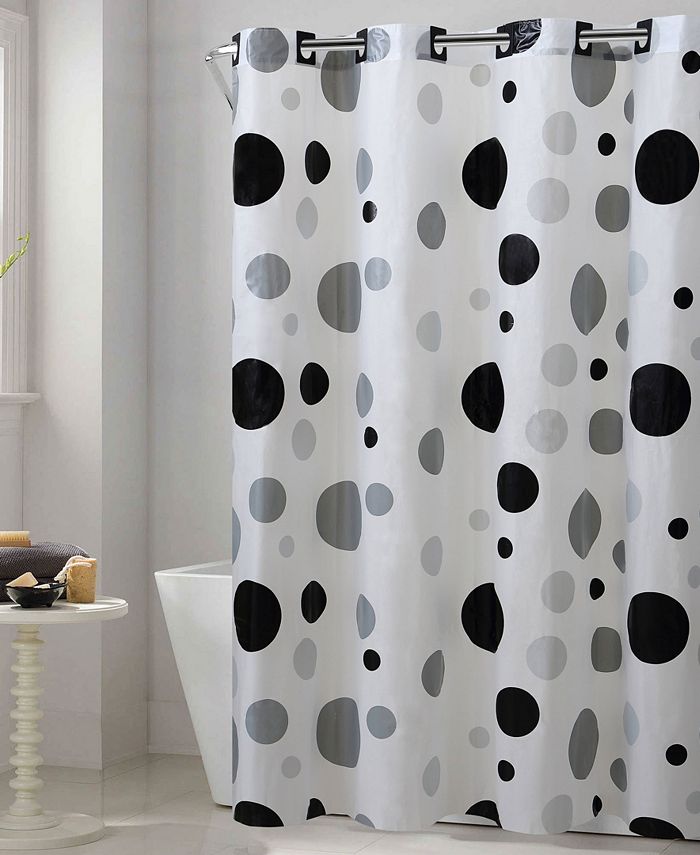 Hookless Retro Dots Shower Curtain Macy's