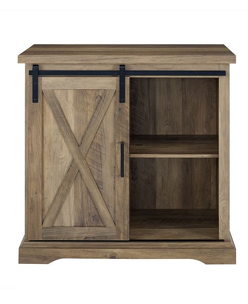 Walker Edison Rustic Farmhouse Barn Door Tv Stand Reviews