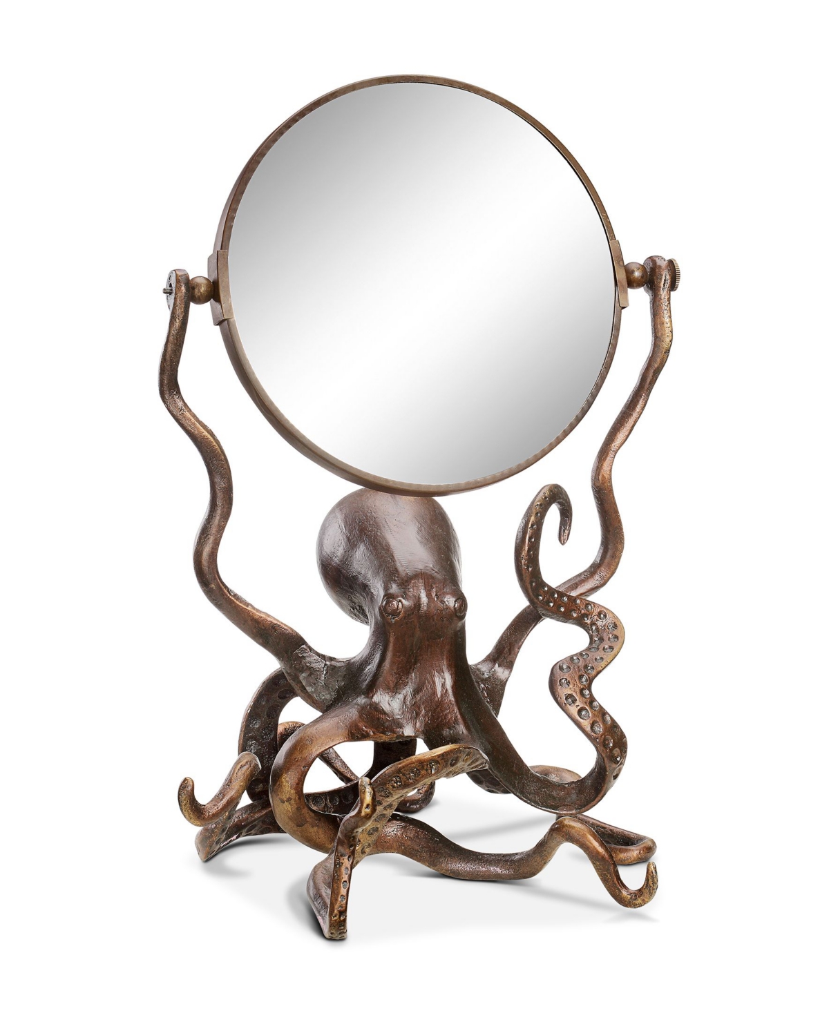 Home Octopus Vanity Mirror - Bronze
