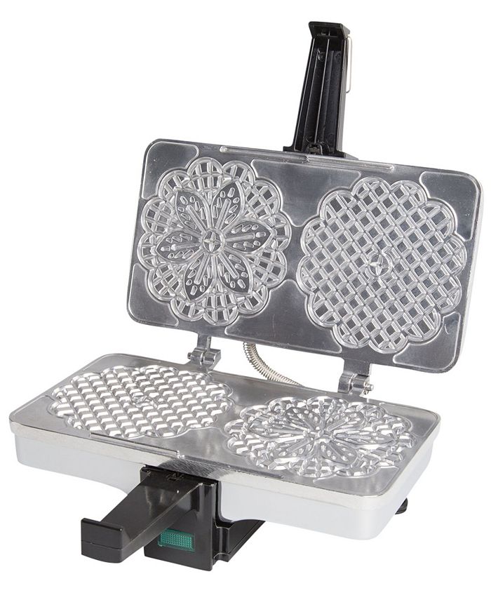 CucinaPro Polished Electric Pizzelle Maker Press Macy's
