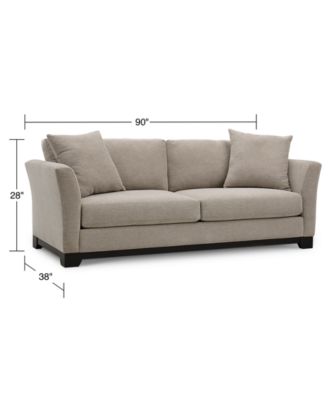 Furniture Elliot II 90" Fabric Sofa, Created for Macy's