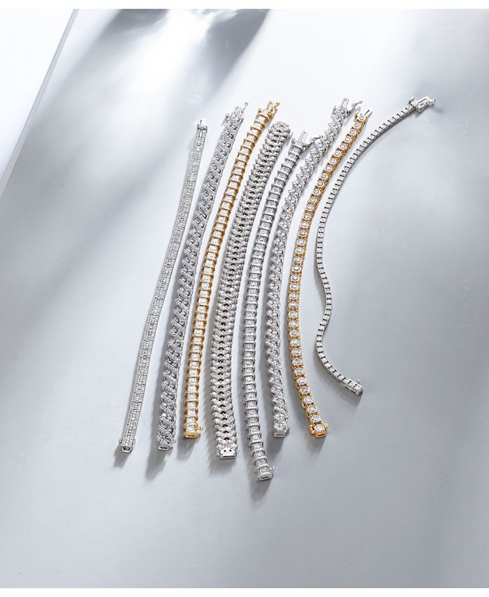 Macy's Diamond Tennis Bracelet (10 ct. t.w.) in 14k White Gold Macy's