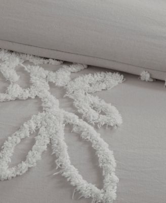 Veronica Floral Tufted 3-Pc. Comforter Set, Full/Queen