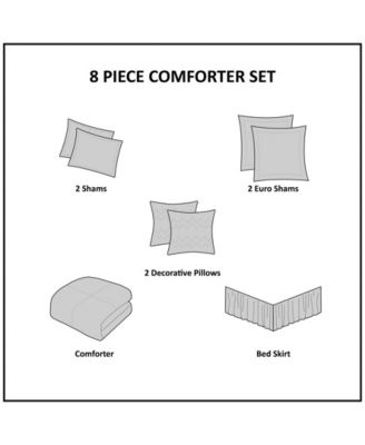 Cassandra 8-Pc. Comforter Set, Queen