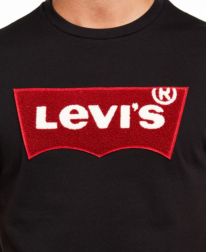 Levi's Men's Fleece Appliqué Logo T-Shirt - Macy's