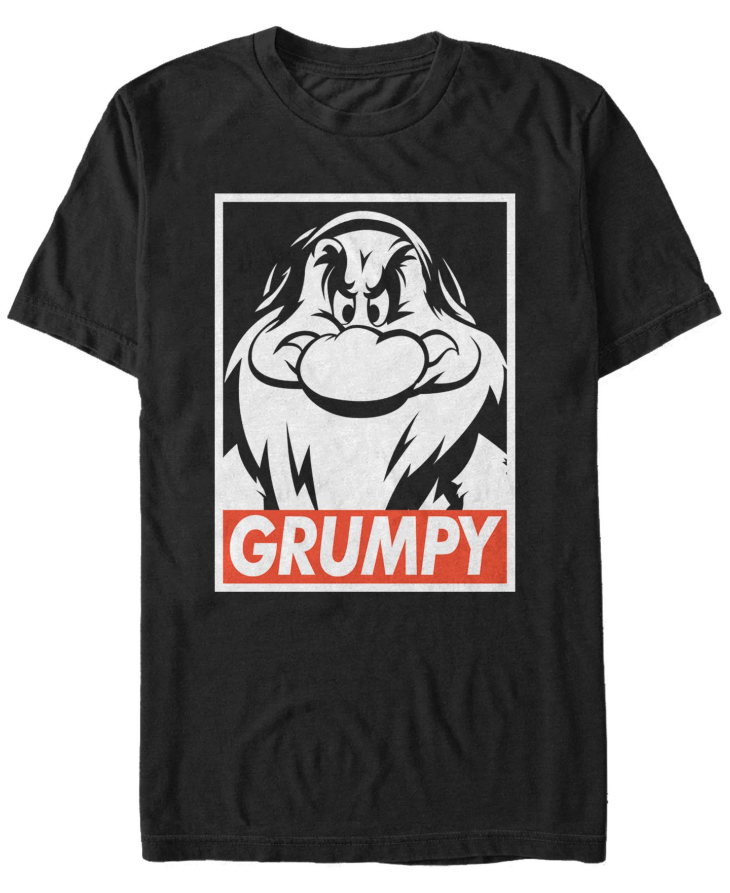 Мужская футболка Fifth Sun Disney Snow White I'm with Grumpy Short Sleeve, цвет: Чёрный — фото 1