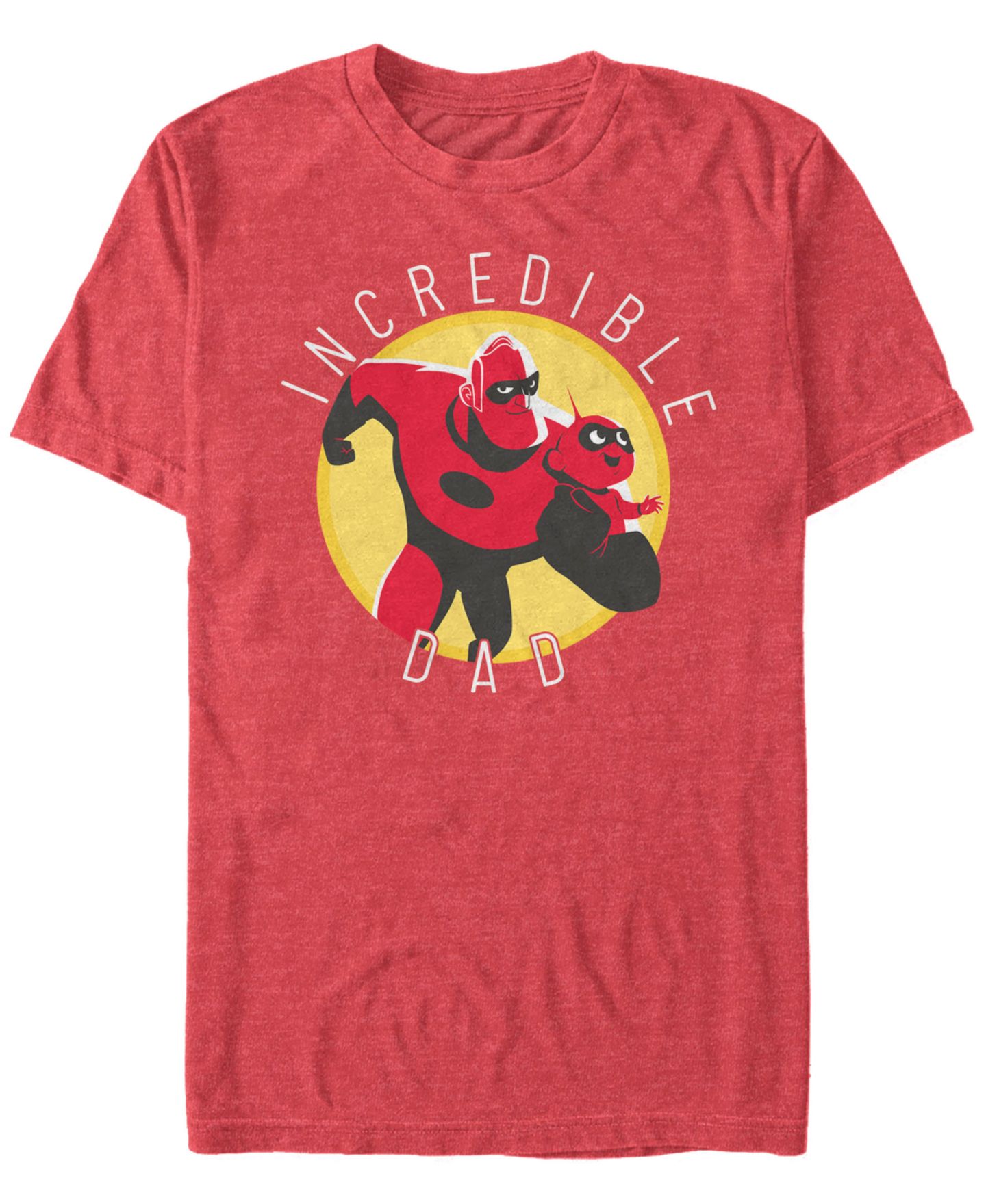 Мужская футболка Fifth Sun Disney Pixar The Incredibles, Incredible Dad Short Sleeve, цвет: Красный — фото 1