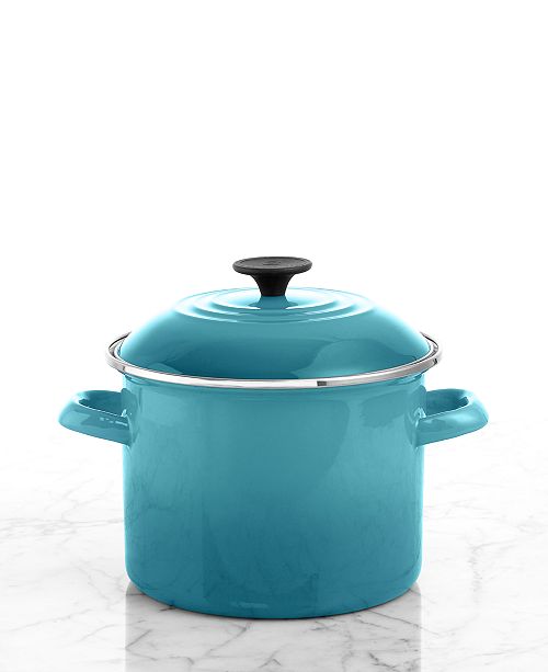 Le Creuset Enameled Steel 6 Qt. Covered Stockpot Cookware & Cookware