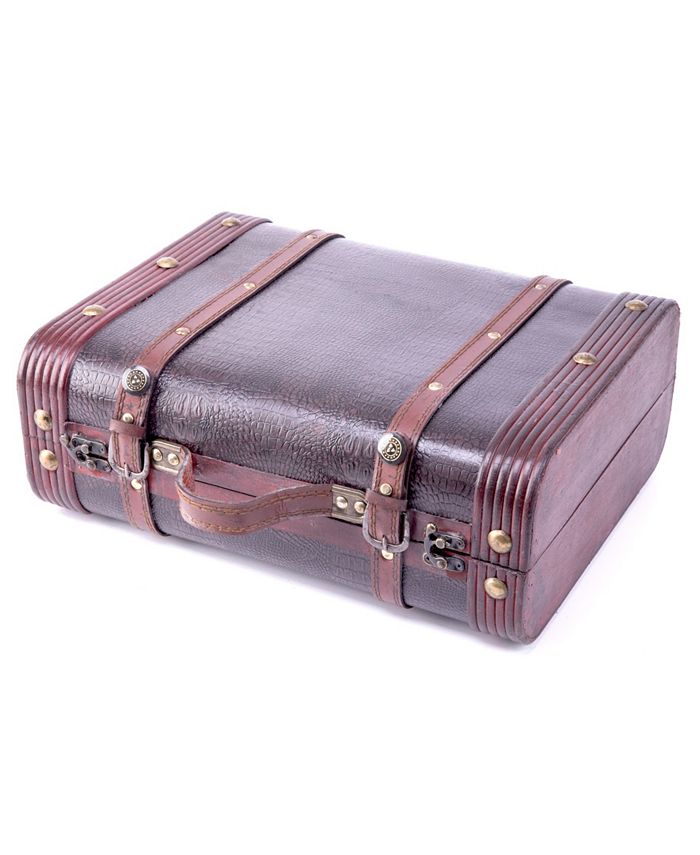 Vintiquewise Decorative Leather Small Treasure Box Collection - Macy's