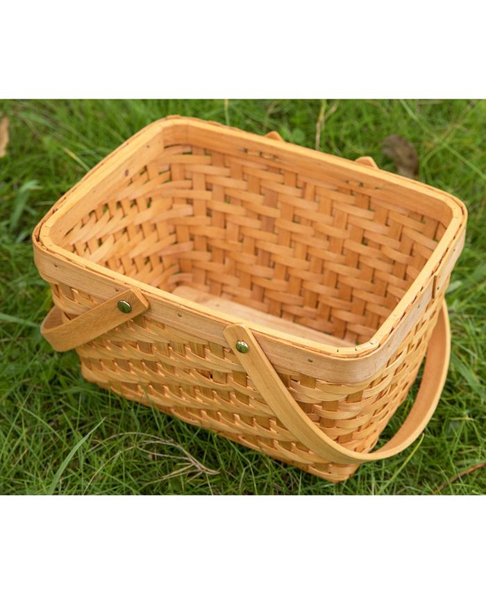 Vintiquewise Rectangular Chip Picnic Basket Macy's
