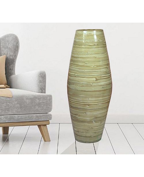 Uniquewise Bamboo Floor Vase 27 5 Tall Reviews Vases Home
