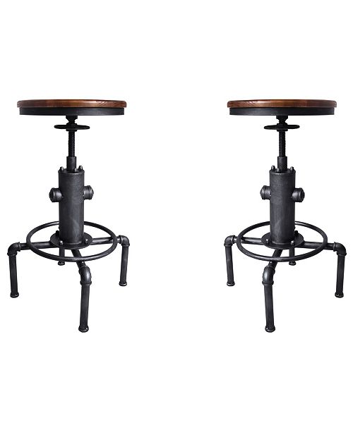 Today S Mentality Tampa Industrial Backless Adjustable Barstool In