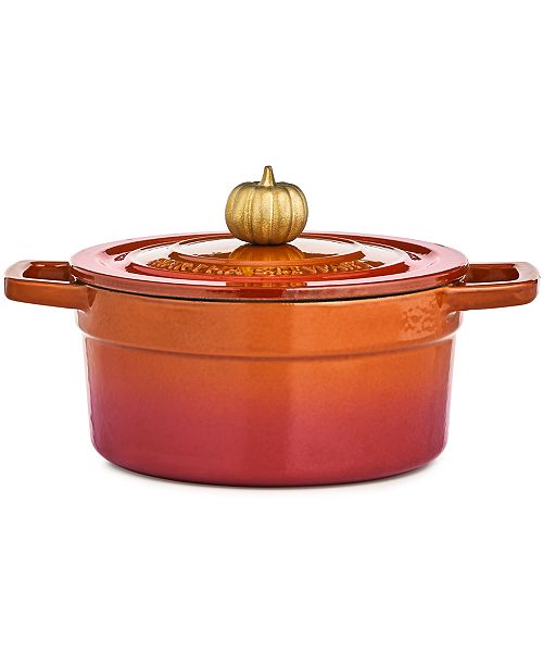 Martha Stewart Collection 2Qt. Enameled Cast Iron Dutch Oven with