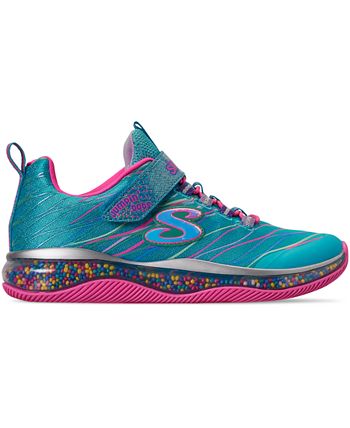 Skechers Little Girls Skech Air Jumping Dots Stay Put Closure