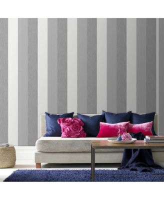 Graham & Brown - Java Stripe Greys Wallpaper