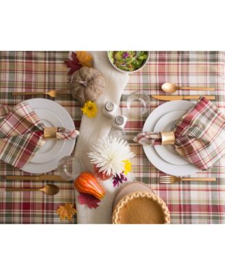 Give Thanks Plaid Tablecloth