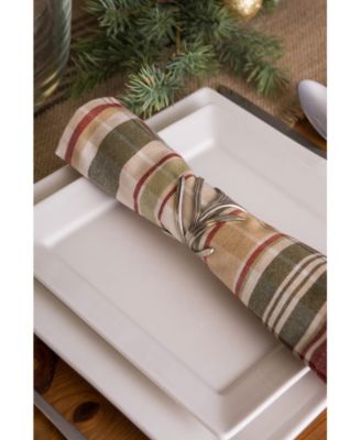 Give Thanks Plaid Napkin, Set of 6
