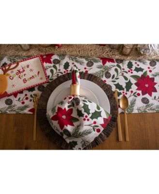 Woodland Christmas Napkin , Set of 6