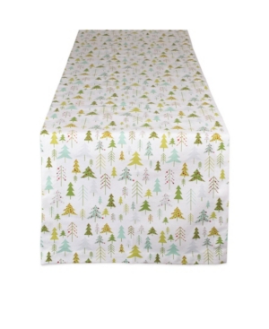 Design Imports Holiday Woods Printed Table Runner