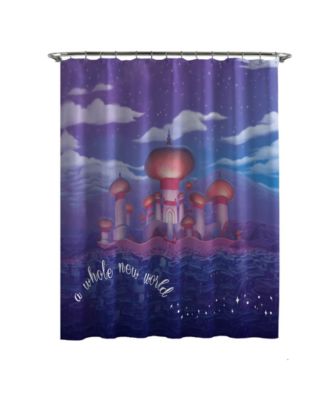 Disney - Aladdin Arabian Nights Shower Curtain and Hook Set