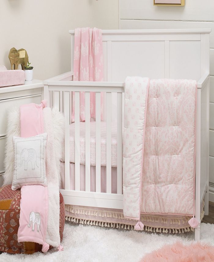 NoJo Boho Safari 4Piece Crib Bedding Set Macy's