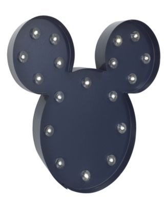 Disney - Mickey Mouse Light Up Nursery Wall Decor with 2 Hour Timer
