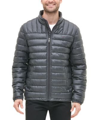 tommy hilfiger men's quilted puffer jacket