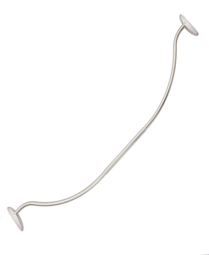Kenney - Twist Fit™ No Tools Curved Shower Curtain Rod, 57-72"